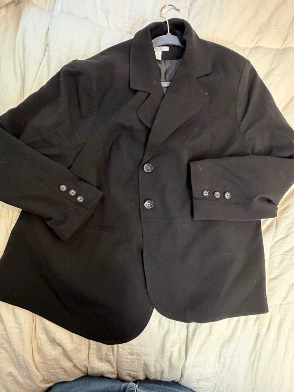 Charter Club Black Women's Blazer Jacket